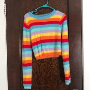 Rainbow Urban Outfitters sweater